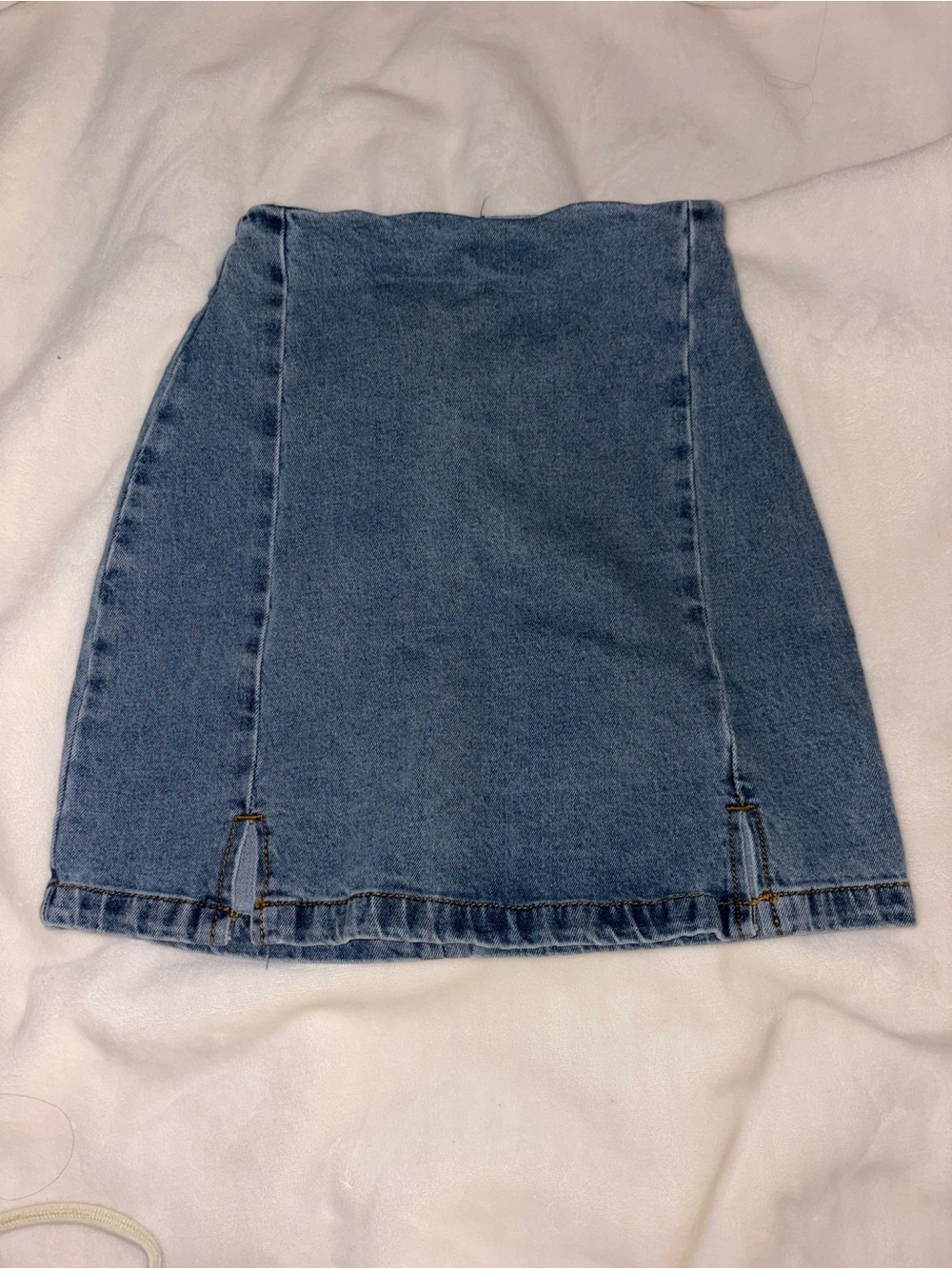 Brandy Melville Blue Denim Midi Skirt